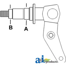 Case | Case-IH 585E Industrial/Construction Spindle (LH) (RH SIDE)