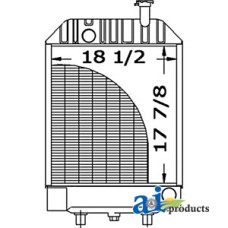Image of Ford | New Holland 6500 Industrial/Construction Radiator