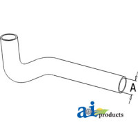Ford | New Holland 550 Industrial/Construction Radiator Hose, Upper (GAS)