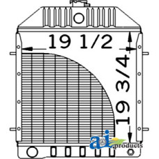 Case | Case-IH 580D Industrial/Construction Radiator