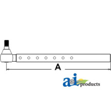 Ford | New Holland TW30 Tractor Tie Rod, Long (STD WIDTH Adjustable AXLE)