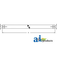 Ford | New Holland 655A Industrial/Construction Tube, Tie Rod (1/75-10/88)