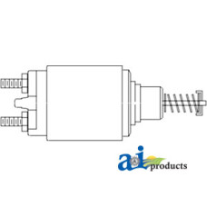 Image of Ford | New Holland TT65 Tractor Solenoid, Starter