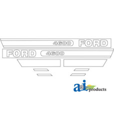 Ford | New Holland 4600 Tractor Hood Decal