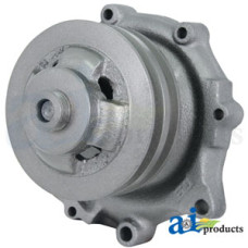Image of Ford | New Holland 6610 Tractor Pump, Water w/ Double Pulley (Threaded) (11/88 and greater)
