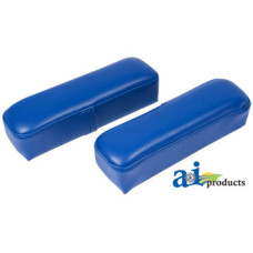 Image of Ford | New Holland 555B Industrial/Construction Armrest, Steel, BLU VINYL