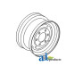 McCormick CX75 Tractor Rim, Front Wheel 5.5" X 16"