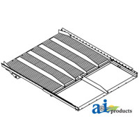 Massey Ferguson 865 Combine Grain Pan, 3 Piece