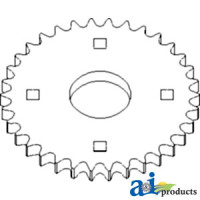 John Deere 9650 Combine Sprocket, Feeder House Drive, Upper