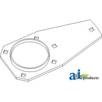 John Deere 9560STS Combine Housing, Flange, Precleaner Chaffer Frame