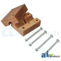 John Deere 9501 Combine Block, Walker Wood Bearing (Set of 2)