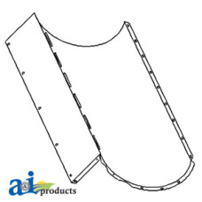 Housing, Cleaning Fan, Upper fits John Deere 7720 Combine