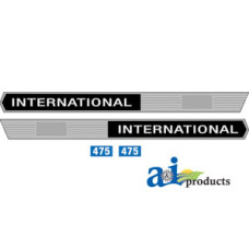 Case | Case-IH 475 Tractor Hood Decal