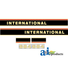 Case | Case-IH 684 Tractor Hood Decal
