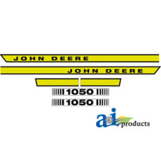 Hood Decal fits John Deere 1050 Compact Tractor