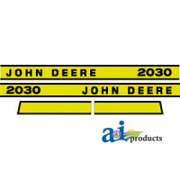 John Deere 2030 Tractor Hood Decal (SN  187301 and greater)
