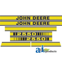 John Deere 2550 Tractor Hood Decal