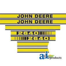 John Deere 2640 Tractor Hood Decal