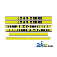 John Deere 2940 Tractor Hood Decal