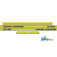 John Deere 2130 Tractor Hood Decal