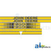 John Deere 2350 Tractor Hood Decal
