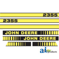 John Deere 2355 Tractor Hood Decal