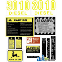John Deere 3010 Tractor Hood Decal
