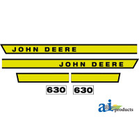 Hood Decal (LATE MODEL) fits John Deere 630 Tractor