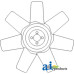Case | Case-IH 1190 Tractor Fan, 7 Blade