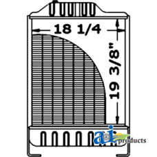 Case | Case-IH 1494 Tractor Radiator, without A/C