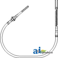 Case | Case-IH 1694 Tractor Cable, Hand Brake