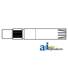 Image of White | AGCO White YTL62 Tractor Shaft, Center Steering