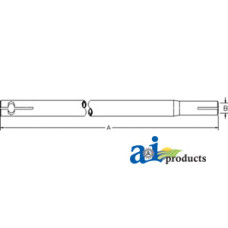 Image of White | AGCO White 2-62 Tractor Tube, Tie Rod