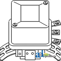 White | AGCO White 2-44 Tractor Voltage Regulator (12 Volt)