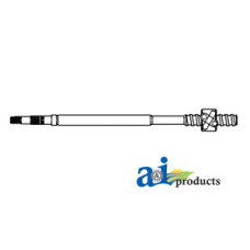Image of Case | Case-IH 880 Tractor Steering Shaft w/ Nut & Screw (MANUAL STEERING)