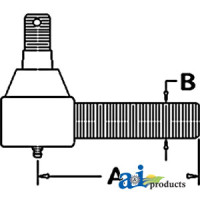 Ford | New Holland 2910 Tractor Tie Rod End (LH) (9/1984-2/1990)