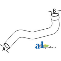 John Deere 3055 Tractor Radiator Hose, Lower