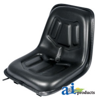 Yanmar SEVERAL Compact Tractor Seat, Lawn and Garden, with Slide Track, Black 