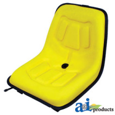 Image of Yanmar SEVERAL Compact Tractor Seat, Lawn & Garden, w/ Slide Track, YLW