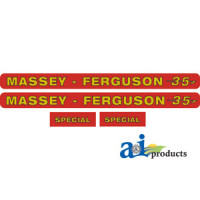 Massey Harris 35 Tractor Hood Decal (SPECIAL)