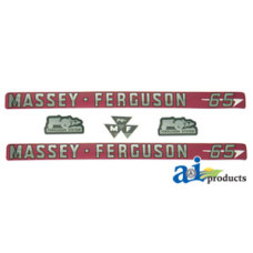 Massey Ferguson 65 Tractor Hood Decal