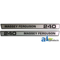 Massey Ferguson 240 Tractor Hood Decal