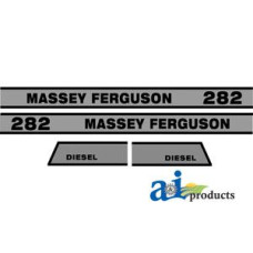 Massey Ferguson 282 Tractor Hood Decal