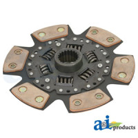 Trans Disc: 9", Button style (Captive) fits John Deere 1050 Compact Tractor