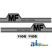 Massey Ferguson 1105 Tractor Hood Decal