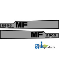 Massey Ferguson 2805 Tractor Hood Decal