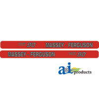 Massey Harris 90 Industrial/Construction Hood Decal (SUPER)