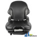 Linde E20 Industrial/Construction Grammer Seat, Black Vinyl