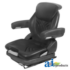 Image of Ford | New Holland TC29 Compact Tractor Grammer Seat Assembly, BLK VINYL