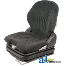 Image of Crown FC4500 Forklift Grammer Seat, CHARCOAL MATRIX CLOTH